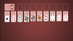 How to play spider solitaire (difficult-four suits)